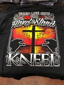 lot 37 image: Christian T-shirts