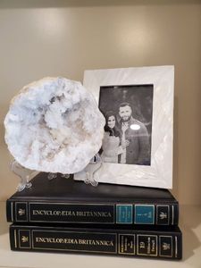 lot 19 image: Fabulous Crystal Geode on Stand and More