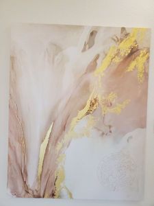 lot 133 image: Giclee on Canvas Heart Blossom