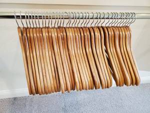 lot 145 image: Wooden Hangers