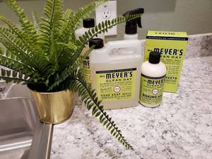 lot 147 image: Mrs Meyers Products & Faux Ikea Fern