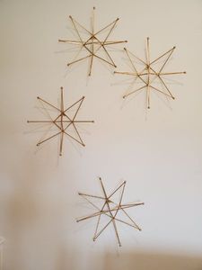 lot 183 image: Metal Star Wall Art