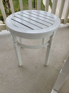 lot 214 image: Wood Side Table