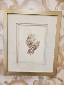 lot 245 image: Framed with Glass Pearl Mica I Art