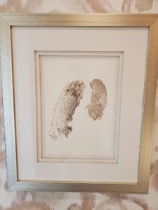 lot 246 image: Framed with Glass Pearl Mica IV Art