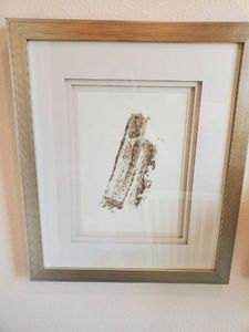 lot 247 image: Framed with Glass Pearl Mica III Art