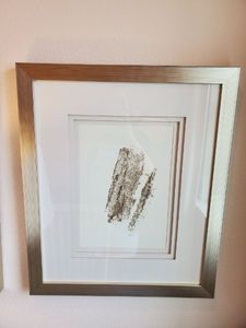 lot 248 image: Framed with Glass Pearl Mica II Art