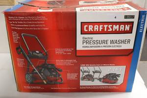 lot 4 image: Craftsman 2-in1 Electric Power Washer 71-99117