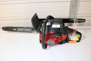lot 10 image: Craftsman 18 Chainsaw 42cc Engine 2-Cycle 71-74018
