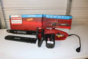lot 18 image: Craftsman 18 Electric Chainsaw 71-34121