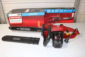 lot 20 image: Craftsman 18 Electric Chainsaw 71-34121