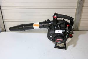 lot 31 image: Craftsman Gas Blower 27cc Full Crank Engine Incredi-pull