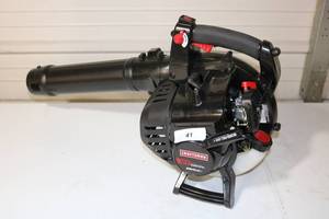 lot 41 image: Craftsman Gas Blower 27cc Full Crank Engine Incredi-pull