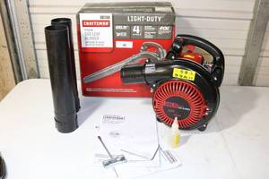 lot 46 image: Craftsman Gas Blower 26.5cc 4-cycle Light Duty 71-58973