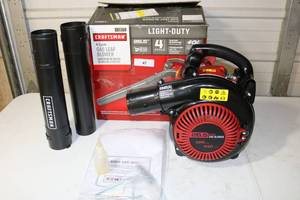 lot 47 image: Craftsman Gas Blower 26.5cc 4-cycle Light Duty 71-58973