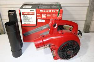 lot 48 image: Craftsman Gas Blower 25cc 2-Cycle Medium Duty 71-79160