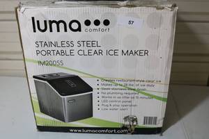 lot 57 image: Luma Portable Ice Maker Stainless Steel
