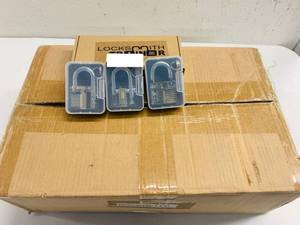 lot 70 image: Locksmith Trainer Padlocks 24 boxes (3pcbox - 72 locks total)
