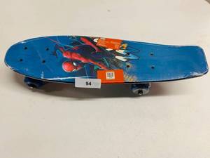 lot 94 image: Spiderman Skateboard for Kids 3