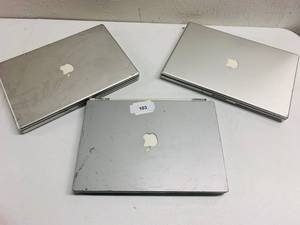 lot 103 image: Apple Laptop Lot Includes MacBook Pro and G4 (3 total)