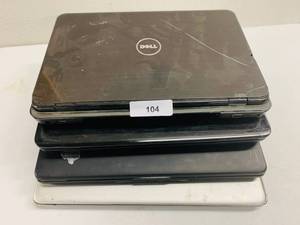 lot 104 image: Dell Laptops Lot Includes 4 Laptops (4 total)