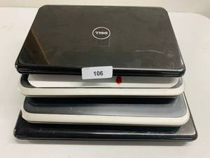 lot 106 image: Dell Laptops Lot Includes 4 Laptops (4 total)