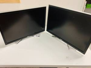 lot 108 image: 2 Dell 24 Monitor