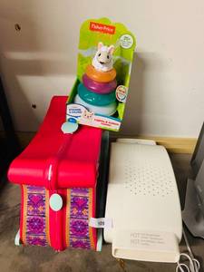 lot 109 image: Toy Lot Includes Frozen Dresses, Llama toy and Easy Bake Oven