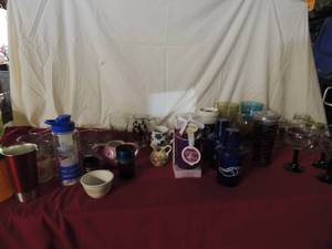 lot 65 image: Glasses- wine,tea,coffee,tumblers, HI ball and many more