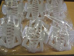 lot 144 image: Box full of white hair clips NIP over 50