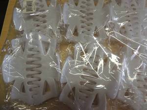lot 145 image: Box full of white hair clips NIP over 50