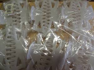 lot 146 image: Box full of white hair clips NIP over 50