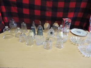 lot 164 image: Large lot of candle holders for wall sconce snowman bell and 25th anniversary plate