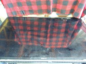 lot 218 image: 44 flat screen, Sony TV no power cord unknown working condition