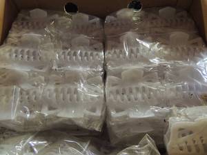 lot 131 image: Box white clips red clips over 50 NIP