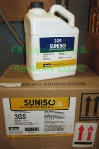 lot 27 image: Suniso 3GS refrigeration oil, 1 case, 4 gallons total