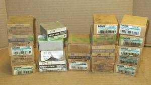 lot 49 image: Dodge taper lock bushings, never used in original boxes