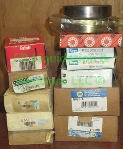 lot 50 image: Fafnir, Dodge and other brands sealed bearings plus, never used in original boxes