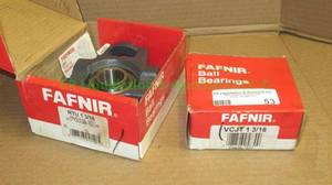 lot 53 image: Fafnir self locking collar mounted ball bearings, never used in original boxes