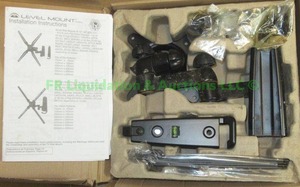 lot 55 image: Level mount by Elexa DC30DJ full-motion dual-arm TV mount, never used in original box