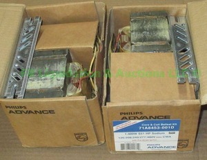 lot 80 image: Philips Advance core & coil ballast kits, 2 total