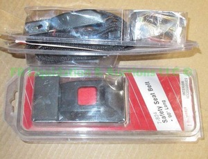 lot 113 image: Champ universal safety seat belt set, New in blister packs