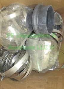 lot 132 image: HVAC large diameter hose clamps