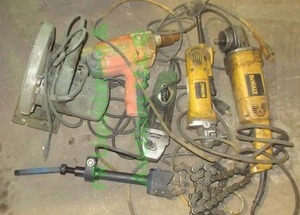 lot 217 image: Dewalt and Skil hand power tools