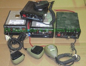 lot 215 image: CB radios with siren amplifiers, 4 total