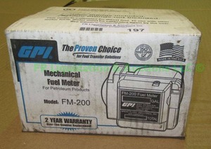lot 197 image: GPI mechanical fuel meter model FM-200