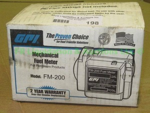 lot 198 image: GPI mechanical fuel meter model FM-200