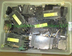 lot 190 image: Square D assorted circuit breakers