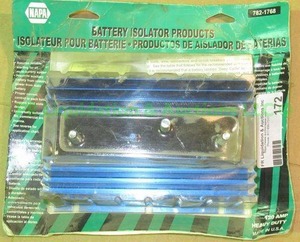 lot 172 image: NAPA Sure Power Industries model 12023A multi-battery isolator, Never used in original blister pack