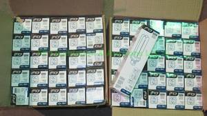 lot 229 image: TCP 100 watt quad pole light bulbs, 2 cases